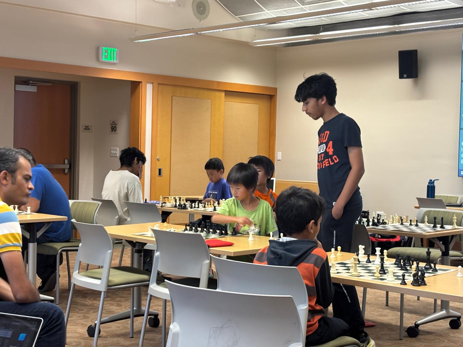 Participants smiling